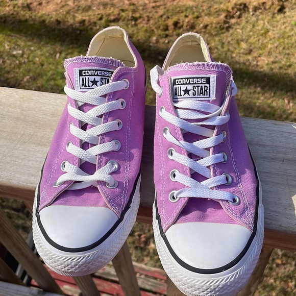 Converse Purple Low-Top Sneakers - Picture 4 of 11